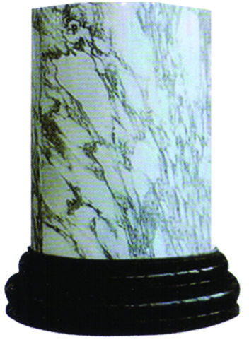 Máquina de corte de columna/tapa de columna de piedra natural CNC para mármol de ganito